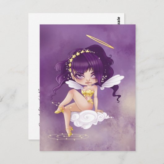 Angel Star Briefkaart (Voorkant / Achterkant)