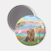 Angel Star-Yorkshire Terrier (#7) Magneet (Voorkant / Achterkant)