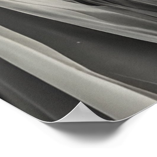 Angel Stars Zwart en Wit Poster (Hoek)