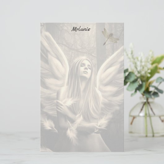 Angel Stationery Briefpapier (Staand voorkant)