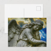 Angel Statue Briefkaart (Voorkant / Achterkant)