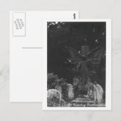Angel Statue Old Cemetery Briefkaart Text (Voorkant / Achterkant)