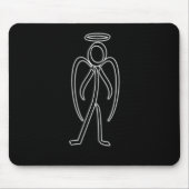 Angel - Stickman Mousepad Muismat (Voorkant)