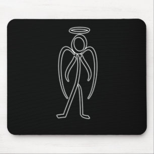 Angel - Stickman Mousepad Muismat