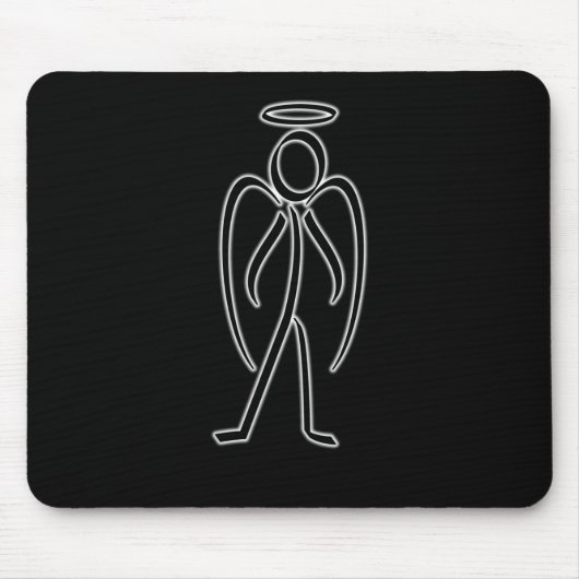 Angel - Stickman Mousepad Muismat (Voorkant)