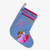Angel Stocking Kleine Kerstsok (Voorkant (Hangend))