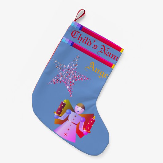 Angel Stocking Kleine Kerstsok (Voorkant (Hangend))