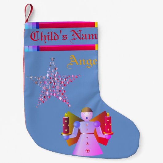 Angel Stocking Kleine Kerstsok (Voorkant)