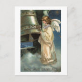 Angel Striking Bell met Mallet Briefkaart (Voorkant)