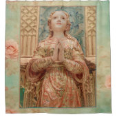 Angel Stylish Print Bathroom Deco Douchegordijn (Voorkant)