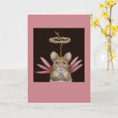 Angel Sue de veldebuikkaart Kaart (Gele Bloem)