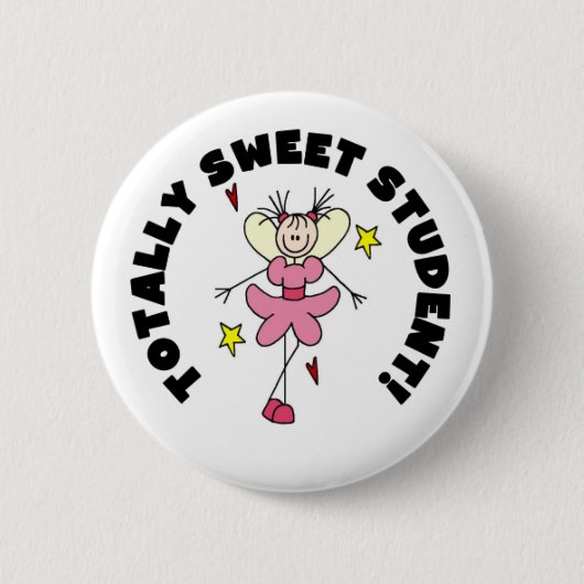 Angel Sweet Student Ronde Button 5,7 Cm (Voorkant)