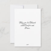 Angel Sympathcard Bedankkaart (Achterkant)