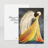 Angel Sympathcard Bedankkaart (Voorkant / Achterkant)