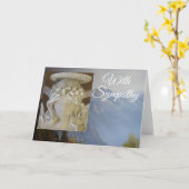 Angel Sympathy Card Kaart (Gele Bloem)