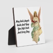  Angel Tafelblad Plaque met Ezel Fotoplaat (Voorkant)