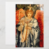 "Angel Tapestry" door Edward Burne Jones Briefpapier (Voorkant / Achterkant)