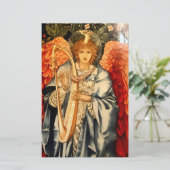 "Angel Tapestry" door Edward Burne Jones Briefpapier (Staand voorkant)