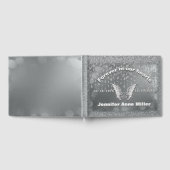 Angel Tears Silver Memorial Guest Book Gastenboek (Volledig)