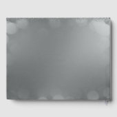 Angel Tears Silver Memorial Guest Book Gastenboek (Achterkant)