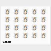 Angel Teddy Bear D11 Stickers (Vel)