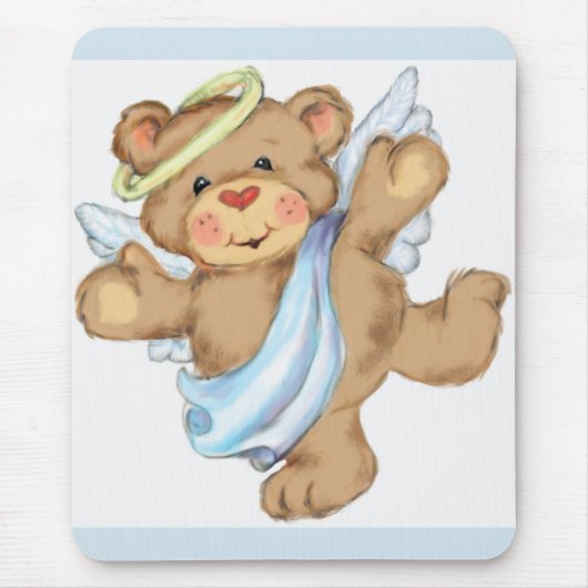 Angel Teddy Bear Muismat (Voorkant)