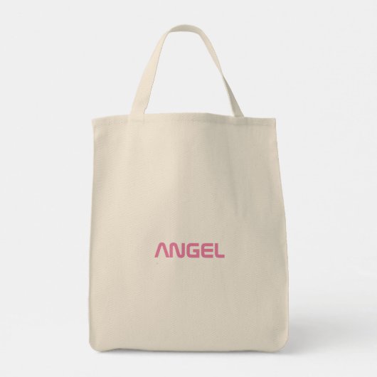 Angel Tekst Naam Gedrukte-Tassen Portefeuilles Win Tote Bag (Achterkant)
