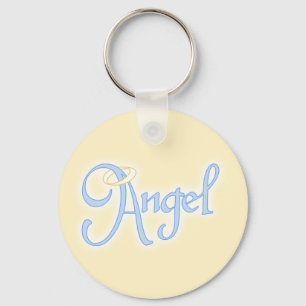 Angel Text Sleutelhanger