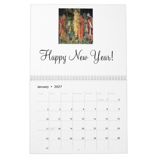 Angel & The Three Kings 2012 Calendar Kalender (Jan 2027)
