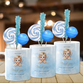 Angel-thema Dank u Mok voor Baby Boy doop