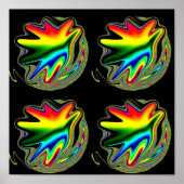 Angel Trails art Poster (Voorkant)