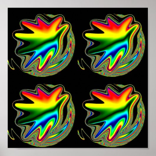 Angel Trails art Poster (Voorkant)