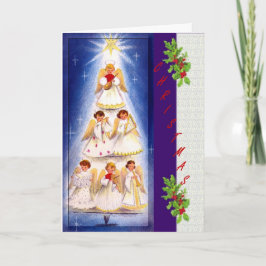  Angel Tree Choir Kerst Kaart