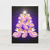 Angel Tree Holiday Kaart Sjabloon (Voorkant)