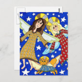 Angel Trio Briefkaart (Voorkant / Achterkant)