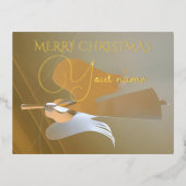 Angel-trompetten Folie Feestdagen Briefkaart (Voorkant)