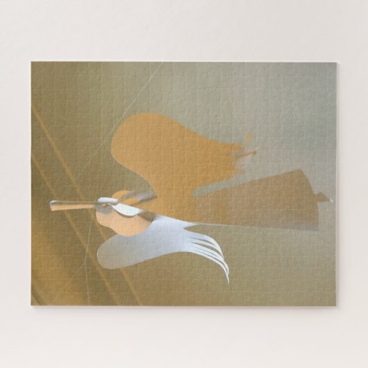 Angel-trompetten Legpuzzel (Horizontaal)