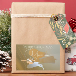 Angel-trompetten Rechthoekige Sticker