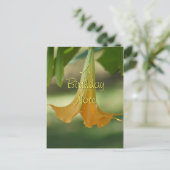 Angel Trumpet Briefkaart - elke gelegenheid aanpas (Staand voorkant)