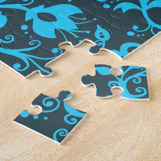 Angel Turtle Floral Pattern Legpuzzel (Zijkant)