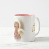 Angel Tweekleurige Koffiemok (Voorkant rechts)