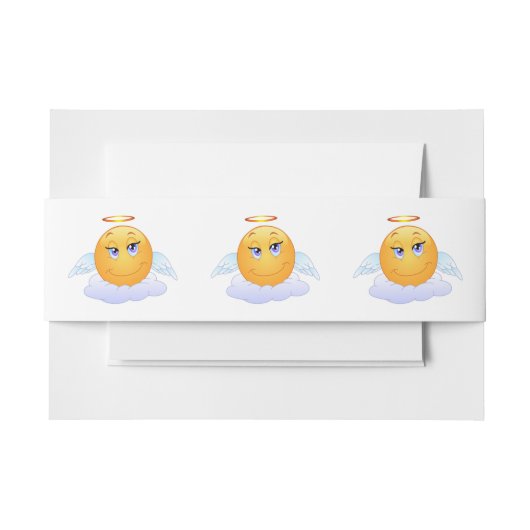 Angel Uitnodigingen Wikkel (Voorkant Voorbeeld)