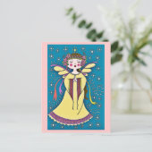 Angel Ukraine Folk Art Briefkaart (Staand voorkant)