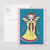 Angel Ukraine Folk Art Briefkaart (Voorkant / Achterkant)