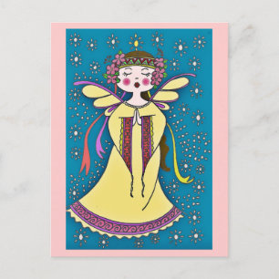 Angel Ukraine Folk Art Briefkaart