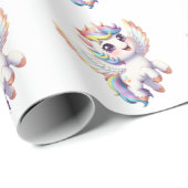 Angel unicorn is so cute cadeaupapier (Rol Hoek)