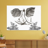 Angel Uriel Canvas Afdruk (Insitu (Woonkamer))