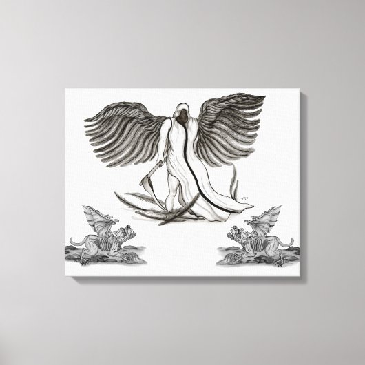 Angel Uriel Canvas Afdruk (Voorkant)