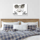 Angel Uriel Canvas Afdruk (Insitu (Slaapkamer))