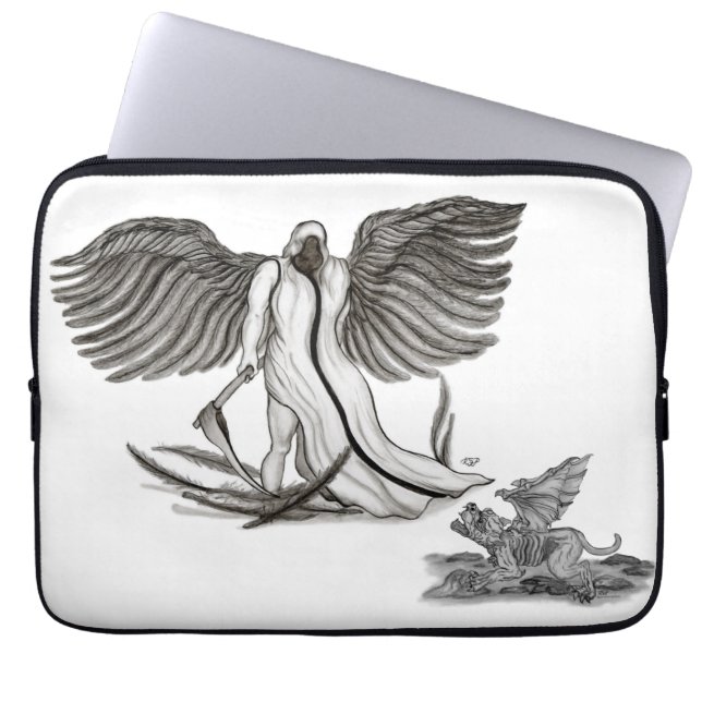 Angel Uriel Laptop Sleeve (Voorkant)